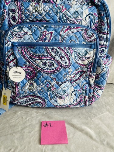 Neu mit Etikett Vera Bradley Disney Cinderella Paisley XL Campus Rucksack - Bild 15 von 16