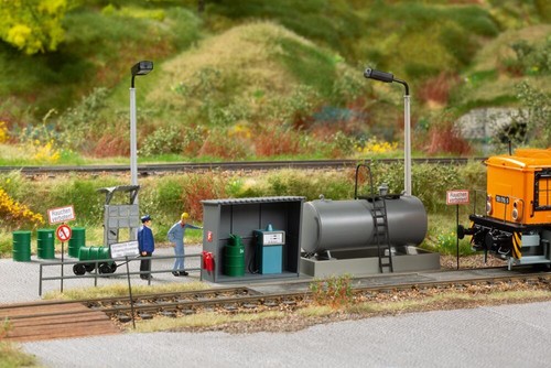 Petit Locomotive Remplissage Station Ho Échelle Auhagen 11469