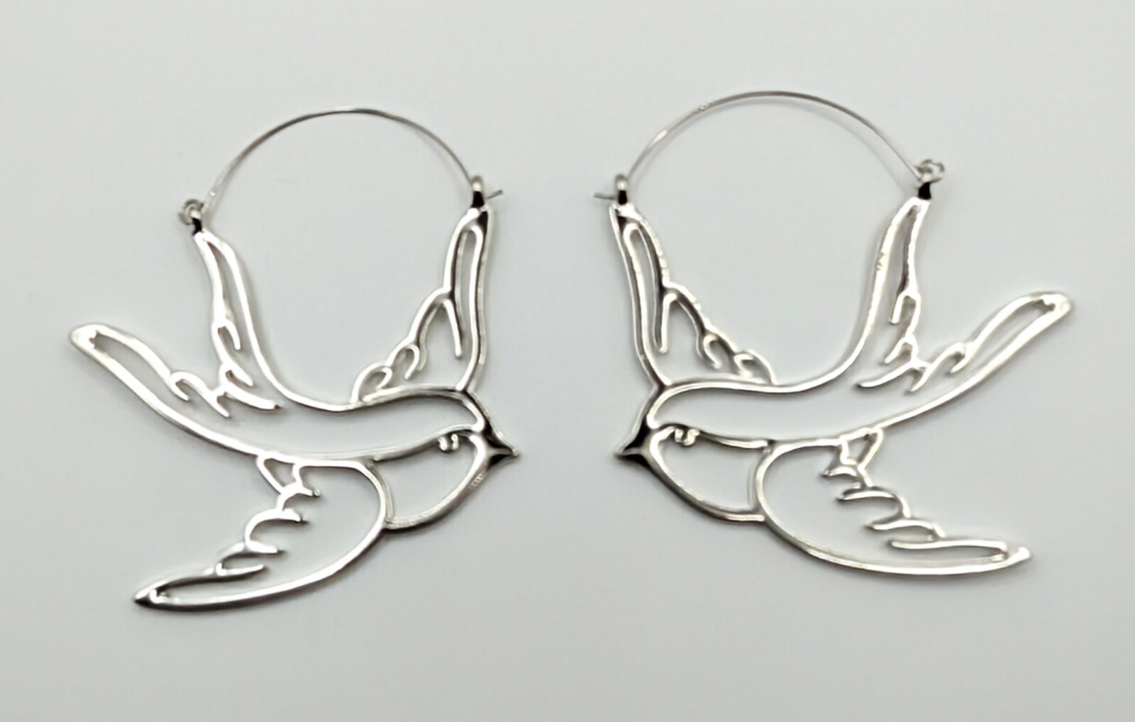 Plug Hoops for Gauges SPARROW Hanger Body Jewelry Earrings Tunnels Bird