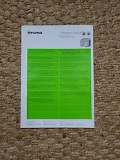 Caravan Truma Ultrastore Rapid Original Manual User Manual 