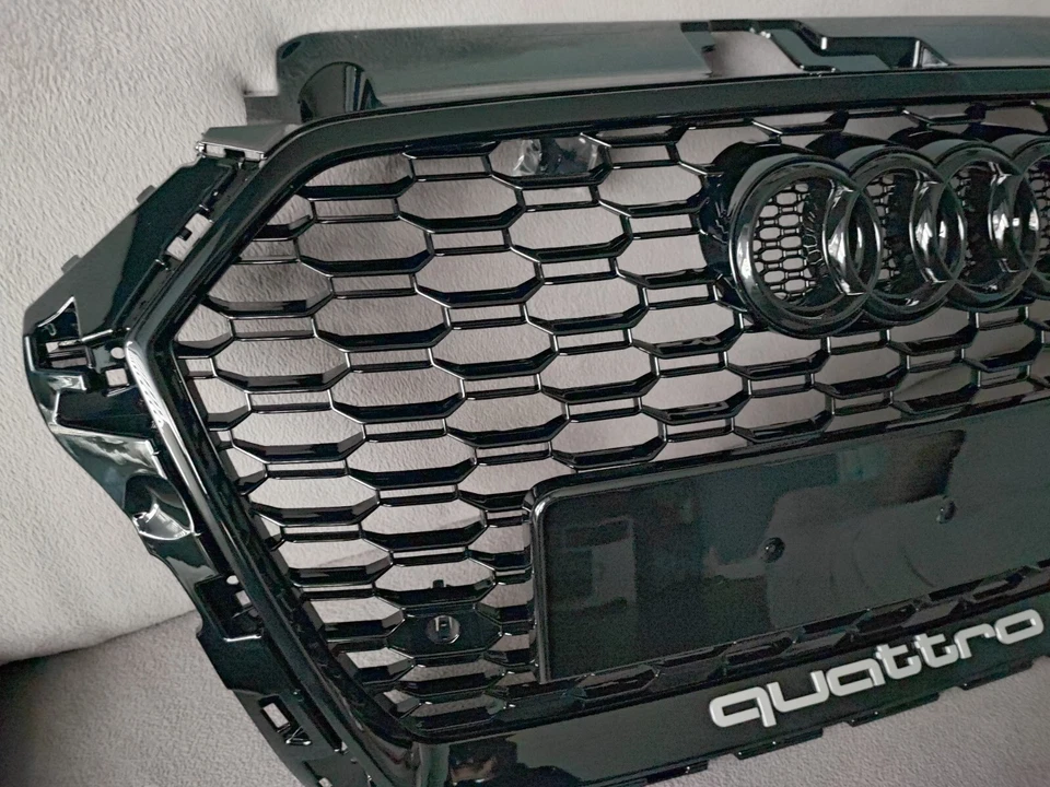 Parrilla delantera nido de abeja Audi A3 S3 8V (edición Quattro Black) - Imagen 4 de 4