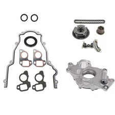 Fit 07-13 Buick Cadillac GMC 5.3 6.0 6.2 Timing Chain Kit Cover Gasket Oil Pump