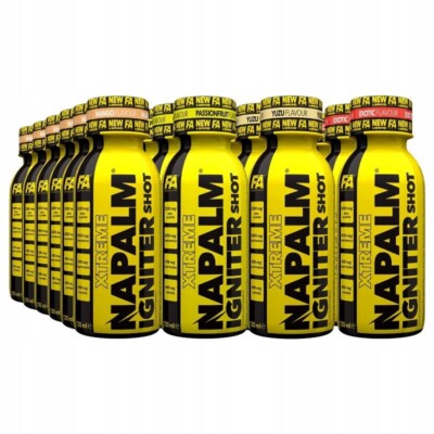 FA Nutrition Napalm Shot 2.0 (12x120ml) Trainingsbooster - Pre Workout - Shots