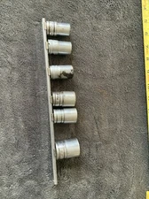 Snap On 1/2” Shallow Sockets, Sae….older Styles….surface Rust…6pt, 12pt….