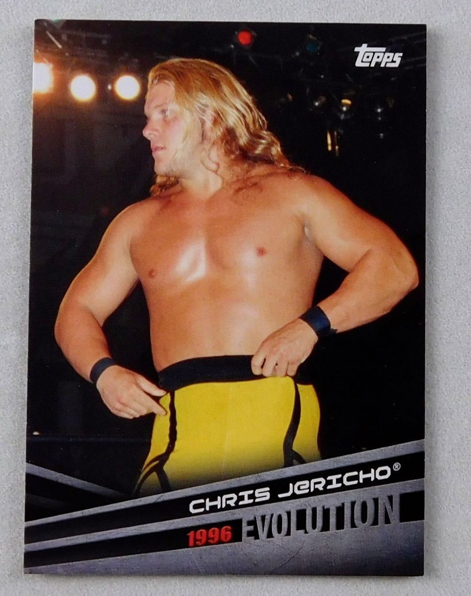 Chris Jericho WWE Wrestling Topps Trading Card 1996 Raw Smackdown