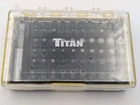 Titan 16061 61 Piece Magnetic Driving Bit Set Holder Phillips Torx Hex Slotted