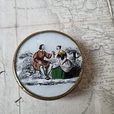 Coffret à Bijoux Ancien Louis Philippe XIXe Siècle - Avec Glace, Manque La Clé
