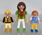 Vintage Playmobil 4230 Circus Ring Set Mom With 2 Kids Boy Girl Lady Lot Figures