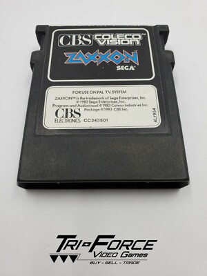 Zaxxon Coleco (Colecovision) Game Cart Tested & Works FREE SHIPPING CBS