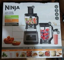 Ninja 3-in-1 Food Processor and Blender BN800UK with Auto-iQ BRAND NEW - SEALED