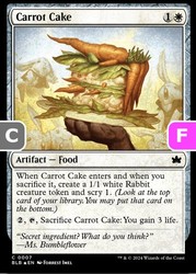 Carrot Cake 7 Bloomburrow Foil