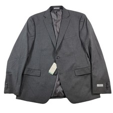 Alfani Slim-Fit Suit Jacket Men's 42R 42 Solid Charcoal Grey Stretch 360 NEW