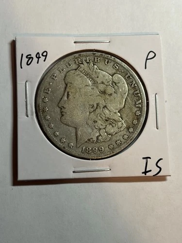 1899-P $1 MORGAN SILVER DOLLAR VG KEY DATE PHILADELPHIA MINT
