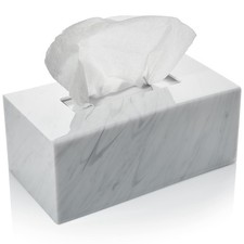 Acrylic Tissue Box Holder, Clear Dispenser for Facial Tissues, Napkins, and D...
