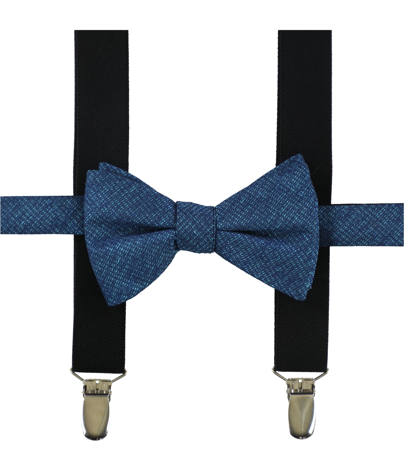 Мужской галстук-бабочка Alfani на средних подтяжках Черный Один размер 5890₽