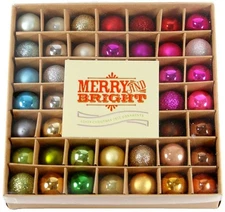 Cody Foster Merry and Bright Miniature Ball Ornaments