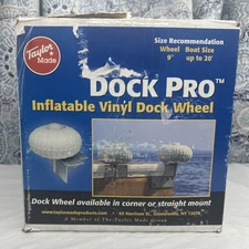 Taylor Made Products 1078 Dock Pro 9" Corner Mount Inflatable Dock Wheel (NEW)