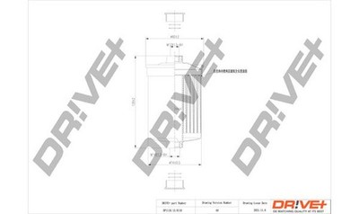 Dr!ve+ Kraftstofffilter DP1110.13.0110 für ALFA ROMEO DAIMLER FERRARI