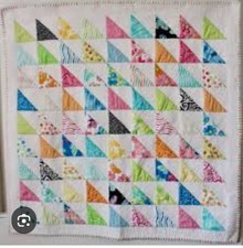 New Price BeautifulBaby Quilt - Boy/Girl - Cotton 1 Side Flannel Back Side