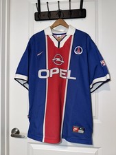 PSG Paris Saint-Germain Vintage 1997/98 Authentic Home Football Shirt Nike XL