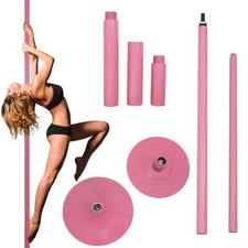 PoleDance Tanzstange Tabledance Pink Profi 231 - 274 cm Ø 45 mm Tabledance