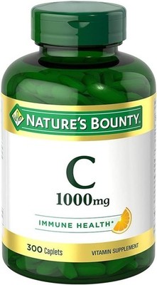 Vitamin C 1000mg 300 Caplets   Nature s Bounty High Potency Immune Support