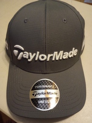 TaylorMade Golf Hat One Size Adjustable Charcoal Tour Radar TP5 SIM 2 NWOT OSFA