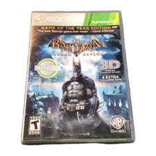 Batman: Arkham Asylum - Game of the Year Edition Xbox 360, 2010 Platinum Hits