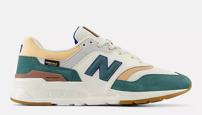 New Balance 997H CORDURA FABRIC Sea Salt Green Multi CM997HZT Fashion Sneakers