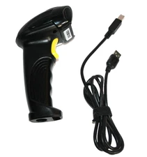 Bar Code Scanner Handheld USB Wired CCD Reader Screen Scanner, Tested Working