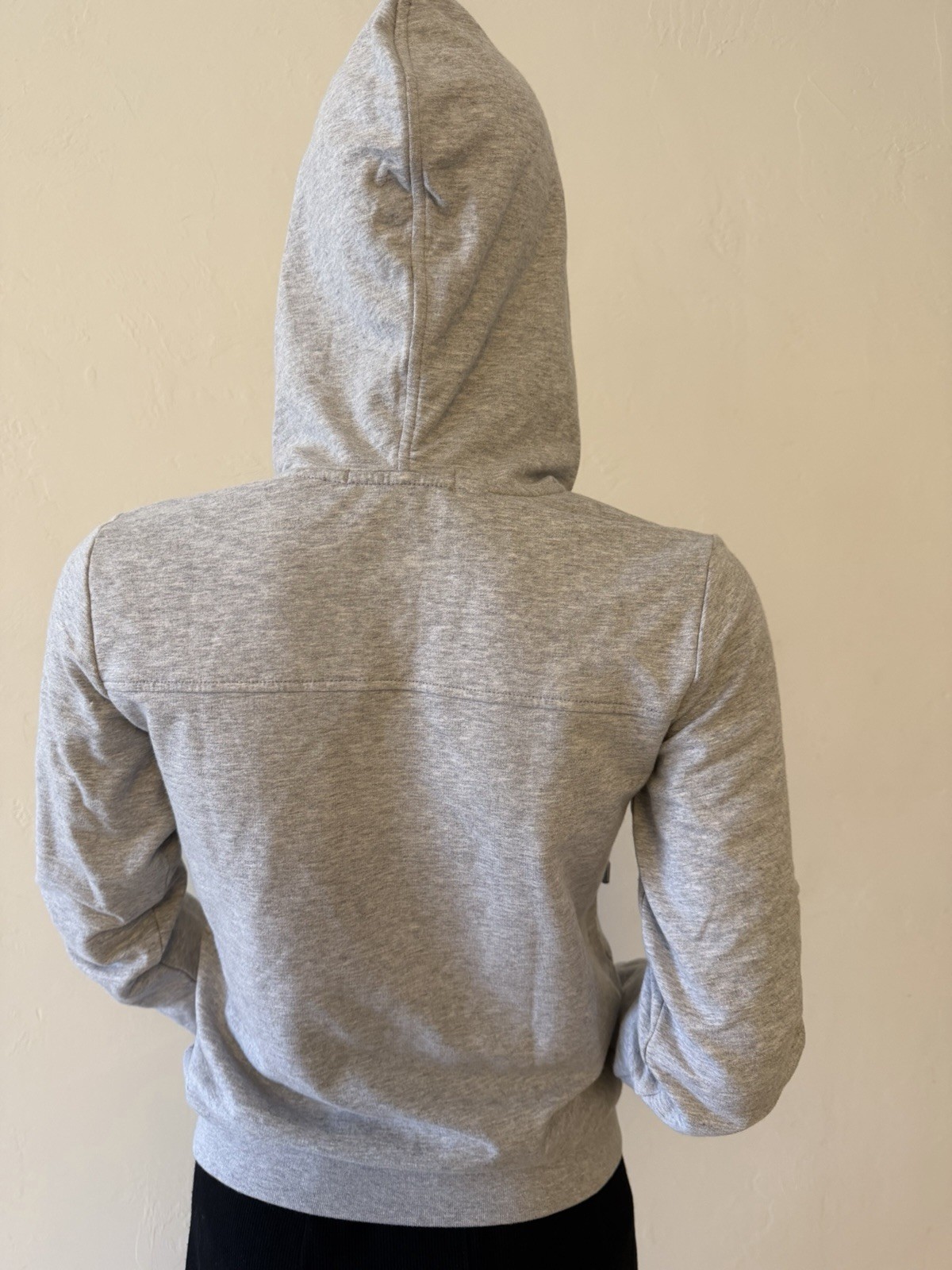 NWT Lacoste Sport Gray Full Zip Hoodie Women's Size 2 Cotton SF3823 51 thumbnail 6