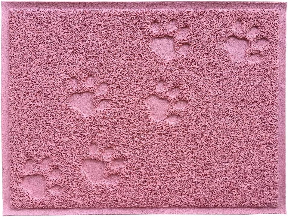 Debris Catcher Mat, Kitty Scatter Control Rug, 16x12 Inches.