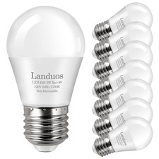 25W Equivalent A15 E26 LED Light Bulb, 2700K Warm White, 3W Low Watt, Compati...