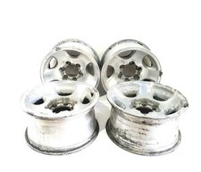 93 97 Toyota Landcruiser OEM Set of 4 Wheel Rim with Caps Needs Refurb 16x8