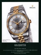 ROLEX DateJust GoldSmiths Original 2005 Print Ad!!