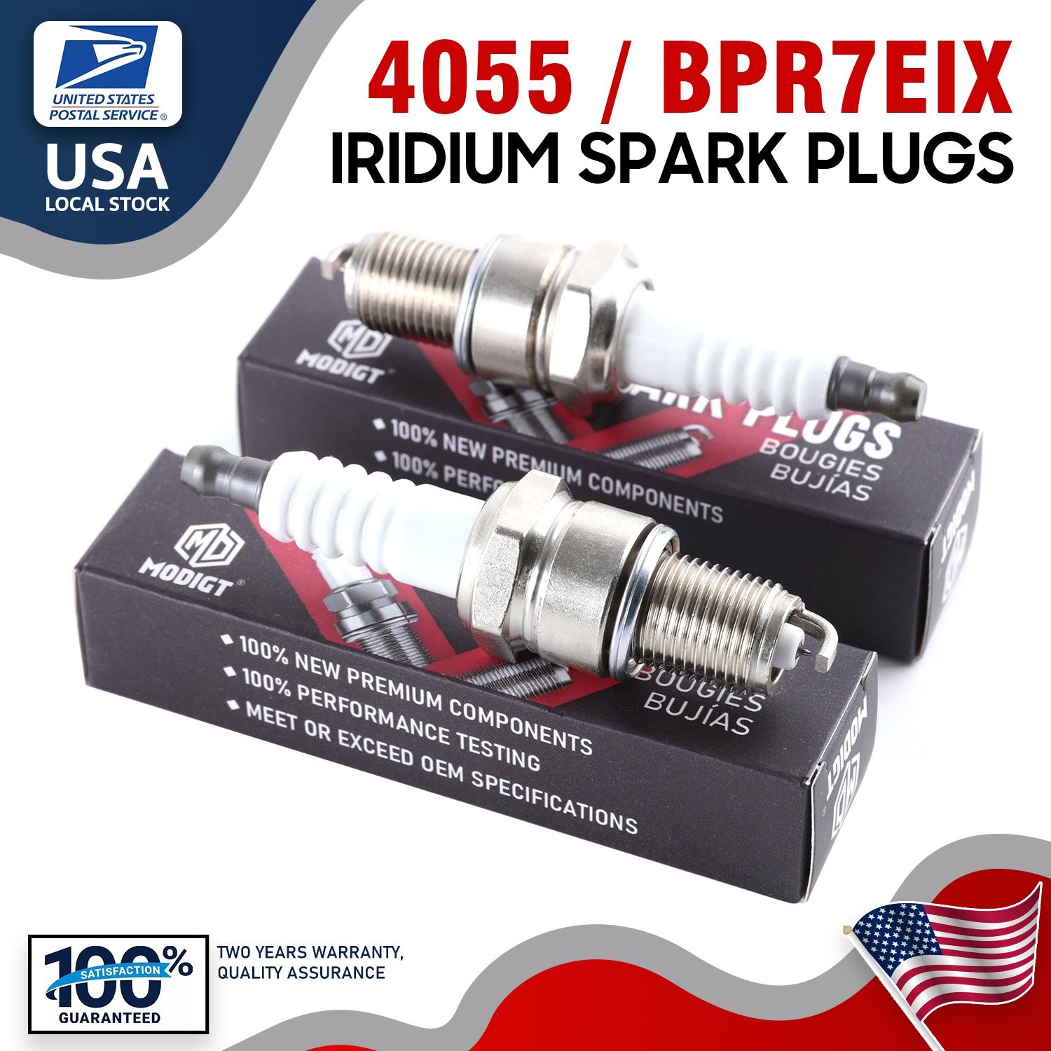 4 pc For NGK 3913 R5670-9 Modigt Racing Spark Plugs for W27S-U M90 4055 Genuine