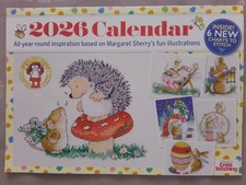 6 Margaret Sherry characters 2026 Calendar cross stitch chart  (Xmas/Easter)