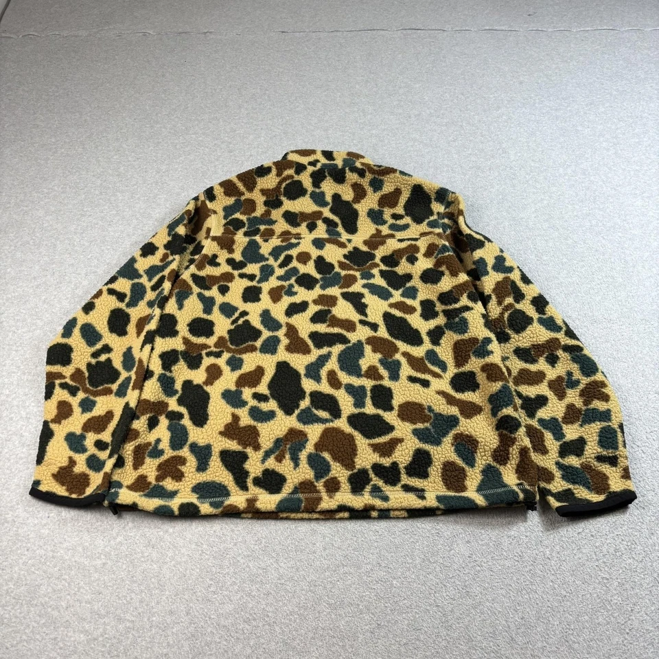 Carhartt Fleecepullover Sweater Herren Large Braun Duck Camo Relaxed Outdoor - Bild 2 von 4