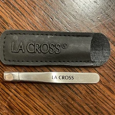 La Cross by Sally Hansen 71822 Classic Tweezers Square Tip Chrome Plated C Steel