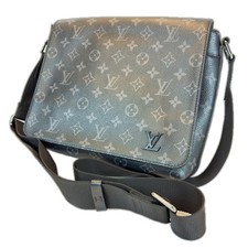 LOUIS VUITTON Eclipse District PM Shoulder Bag M45272 black