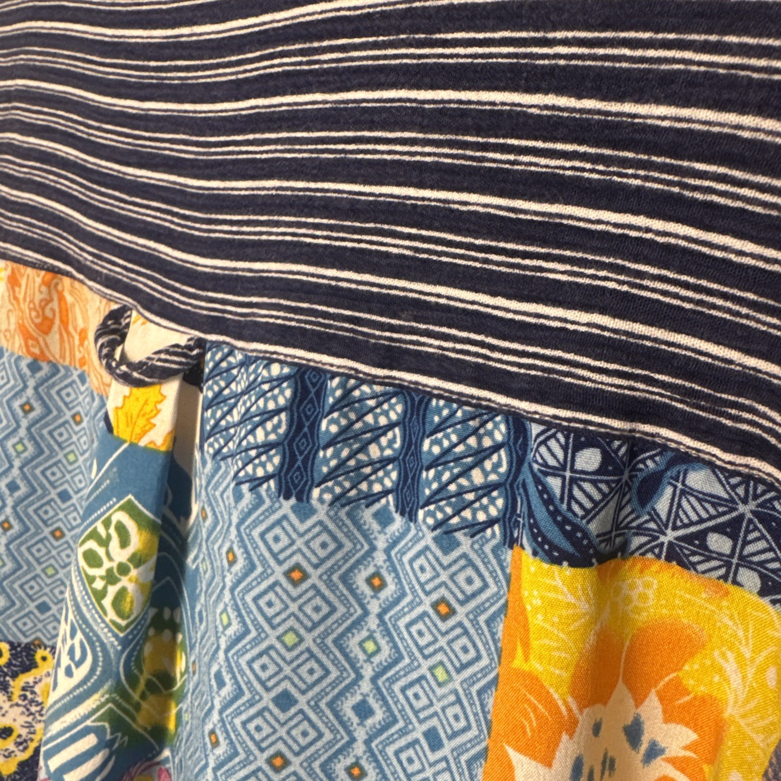 Caleaas Oversized Patchwork Embroidered Boho Blou… - image 6