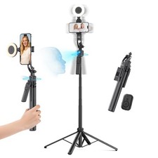 Auto Face Tracking Tripod for iPhone - Adjustable, Lightweight, Perfect for Vlog
