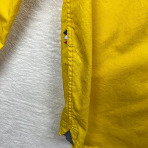 Lacoste Live Yellow Embroidered Logo Collared Long Sleeve Button Down Shirt Sz40 - Picture 5 of 11