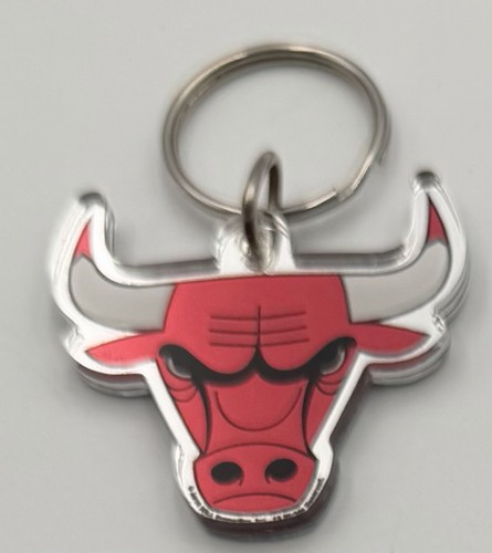 Chicago Bulls NBA Bull Head Keychain Keyring Mirrored Back | eBay