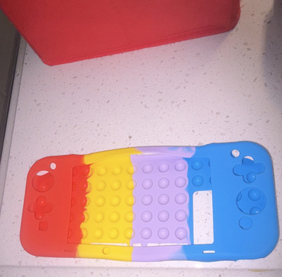 Multicolor Pop It Bubble Silicone/Gel/Rubber Back Case Cover