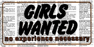 GIRLS WANTED METAL LICENSE PLATE AUTO TAG NUMBER #535-00