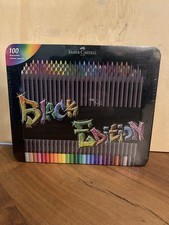Faber-Castell Black Edition Colour pencils tin box of 100 116490