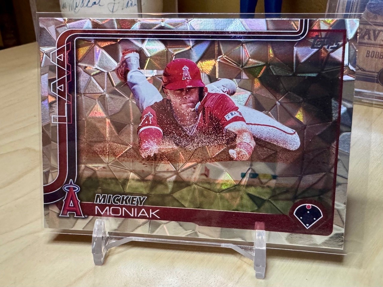 Mickey Moniak 2025 Topps #479 Diamante Foil - Los Angeles Angels
