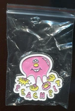 Peach Pit Concert Tour VIP Enamel Pin