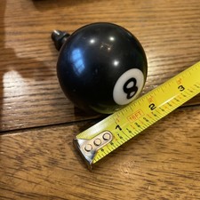 Vintage 8 Ball Pool Billiards Accessory Gear Shift Shifter Knob Hot Rod Custom